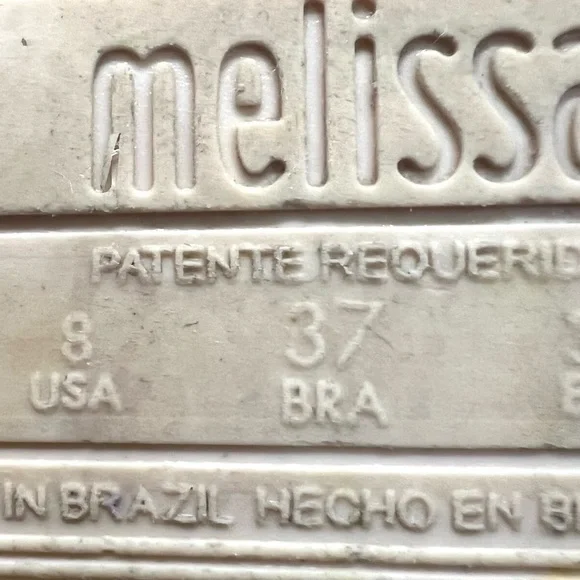 Melissa Twist Pink Jelly Slingback Scented PVC Casual Flat Sandals Women 8 - Picture 13 of 14